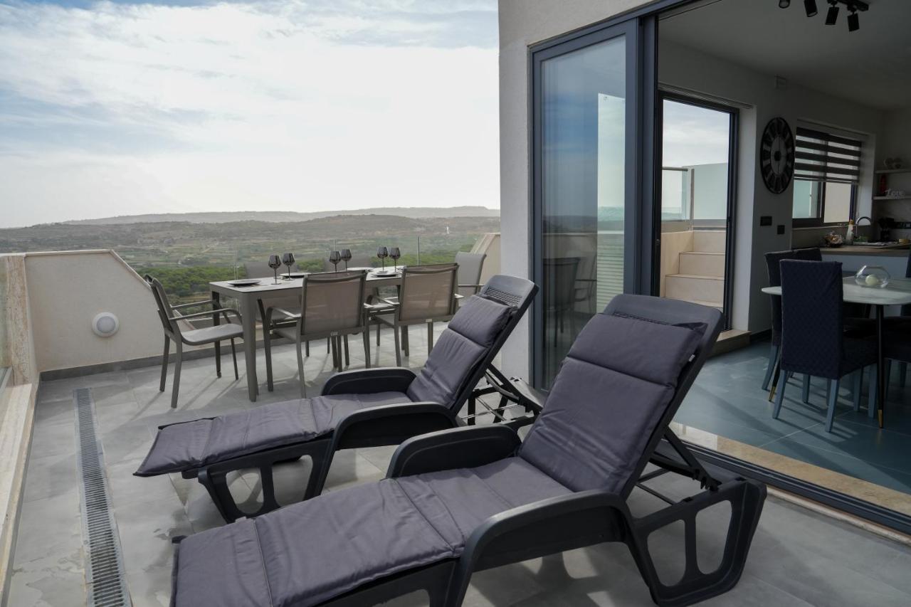 Lux Sea&Country Views With Pool Apartment Mellieħa Екстериор снимка